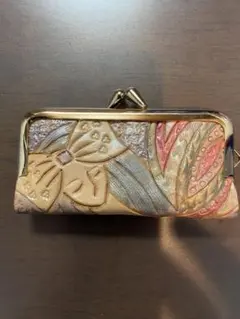 牛革がま口印鑑ケース ハンドメイド