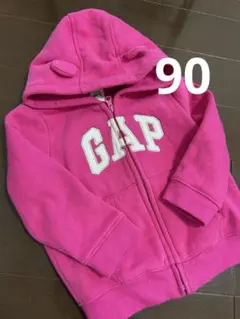 GAP フード付きパーカー 18-24ヶ月 ピンク