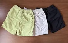 GUキッズ　ドライアクティブショートパンツ140cm 3枚セット