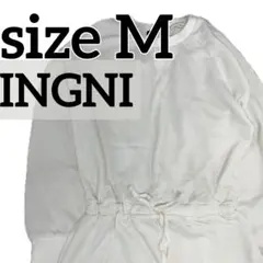 【新品タグ付】INGNI イング ウエストドロスト スウェットワンピース 白