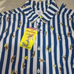【新品】グラニフ×おさるのジョージ　半袖シャツのサムネイル