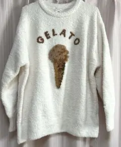 新品タグ付き　ジェラートピケ　アイスクリーム　プルオーバー