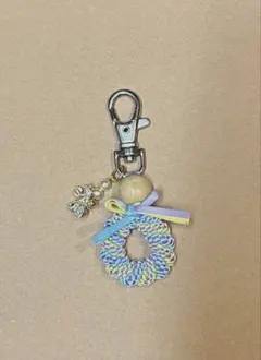 【大幅値下げ‼️】ハンドメイド　リボンレイ　バッグチャーム