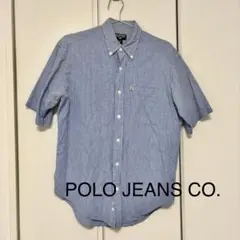 POLO JEANS CO. ギンガムチェックシャツ　半袖シャツ　Sサイズ