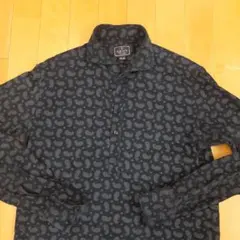 オリアン　ORIAN　長袖　ペイズリー　シャツ　M　イタリア製