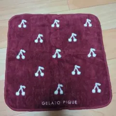 【未使用】GELATO PIQUE チェリー柄 タオルハンカチのサムネイル