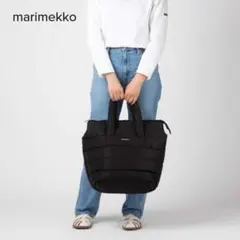 マリメッコ　キルティングトートバッグ