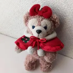 TDS 　レトロ　シェリーメイ ぬいば　ケープ　クリスマス　ぬいぐるみバッジ