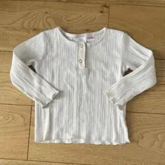 【ZARA】 ホワイト 長袖カットソー 1½歳