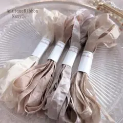 くしゅくしゅリボン　各2m×4色