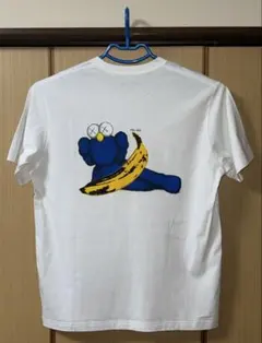 ★極美品！ユニクロ カウズ+ウォーホルU T ホワイトXL