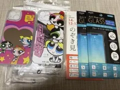iPhone13 パワーパフガールズ ケース フィルム セット