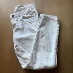 GAP コーデュロイパンツ 28 ホワイト　スキニィ スパッツ