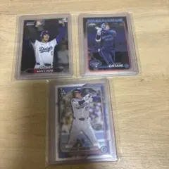 大谷翔平　topps chrome 3枚　まとめ売り