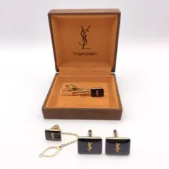 ⭐️SALE⭐ イヴサンローラン　ネクタイピン　カフス　タイタック　セット　YSL