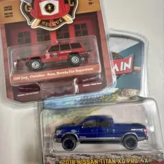 GreenLight NissanTitan JeepCherokee 2台のサムネイル