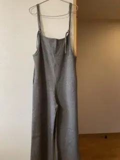 LEPSIM ニットのサロペット グレー