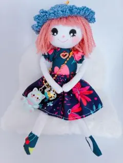 ハンドメイド❉ドールチャーム＆うさぎチャーム❉バッグチャーム
