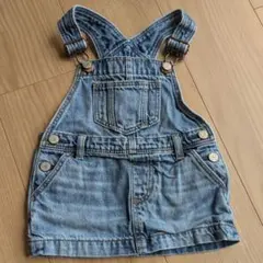GAP　デニム ジャンパースカート ベビー　80cmのサムネイル