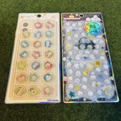 正規品　シマエナガ　光るジュエルプチドロップシール　キラコロおはじきシール　2点