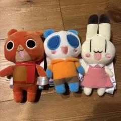 アニマル横町 ミニぬいぐるみ ３種セット
