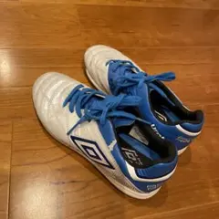Umbro フットサルシューズ ホワイト/ブルー