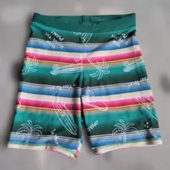 130cm 男の子用水着 カラフルストライプ