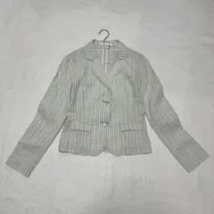 K.T KIYOKO TAKASE ストライプ ジャケット 11/Lサイズのサムネイル