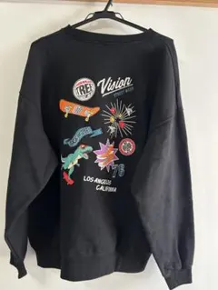 VISION STREET WEAR スウェット　黒 Ｌサイズ