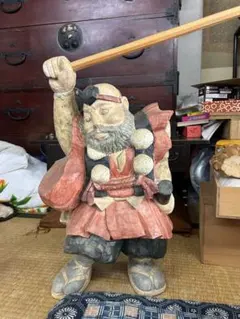 ⭐展示品古美術⭐牛像、笛を吹く童[アジアン雑貨・オブジェ・置物] ⭐展示品古美術⭐牛像、笛を吹く童[アジアン雑貨・オブジェ・置物