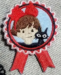 ジブリ 刺繍ブローチ 魔女の宅急便