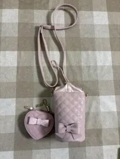青木美沙子m♡petit ペットボトルホルダーバッグと小物ポーチ　セット♪のサムネイル