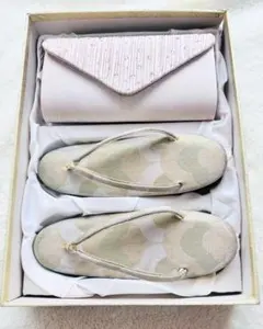 レディース和装用バッグと草履のセット