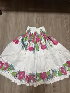 フラダンス スカート ハイビスカス柄