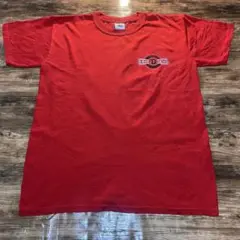 90sヴィンテージ風 JERZEES ロゴTシャツ 赤 雰囲気◎ US古着 S