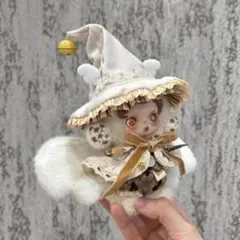 スカルパンダ ぬい服 ぬいぐるみ服 10cmぬい服 冬服 天使 羽付き