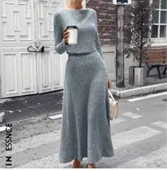 ⭐︎新品未使用　SHEIN ニットセットアップ　肌触り最高　完売品　S