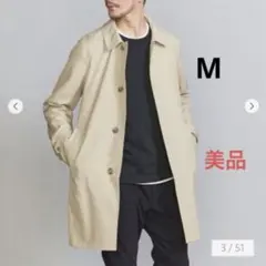ほぼ未使用　 Reflax バルマカーンコート　ベージュ　M　スペアボタンあり WEB限定 WARDROBE SMART】Reflax バルマカーンコート（ステンカラー