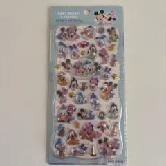 【新品、未開封】ベビーミッキー&フレンズ　プチドロップステッカー
