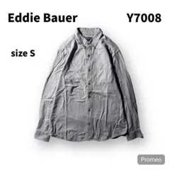 【即購入OK】Eddie Bauer 長袖シャツ　サイズS グレー