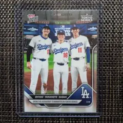 2025 Topps Now 東京シリーズ 山本由伸　大谷翔平　佐々木朗希