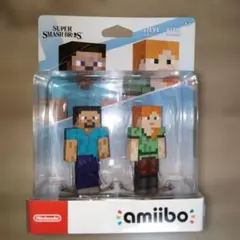【未開封】スティーブ　アレックス　amiibo アミーボ　任天堂　ニンテンドーのサムネイル