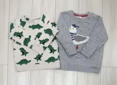 H&M トレーナー2枚セット　サイズ92.98