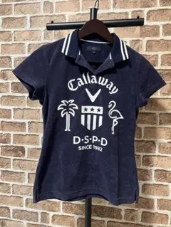 Callaway レディースポロシャツ M ネイビー