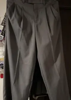 【未使用】スラックスパンツグレー