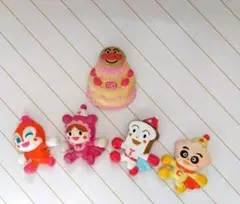 アンパンマンガチャ マグネット 5体セット