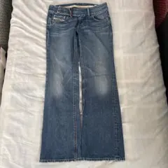 Diesel フレアデニムパンツ ブルー　ビンテージ