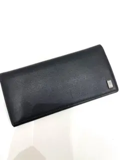 dunhill 長財布 ブラック レザー