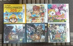 ニンテンドー3DSゲームソフト6点まとめ売りセットのサムネイル