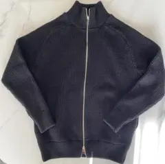 【UNITED TOKYO】 ウールリブジップドライバーズニット Sサイズ